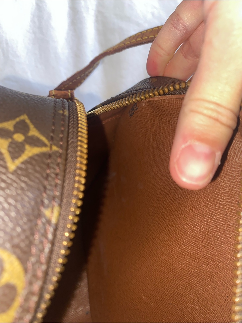 Louis Vuitton Monogram Canvas Crossbody in Brown and Tan - Picture 9 of 10